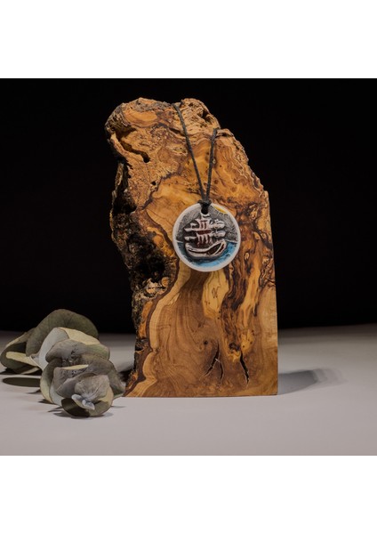 Rotasız Gemi Seramik Kolye – Stres ve Denge Kolyesi fiyatları