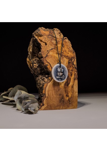 Gece Bekçisi Seramik Kolye – Stres ve Denge Kolyesi fiyatları