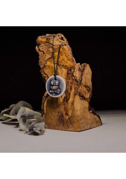 Gece Bekçisi Seramik Kolye – Stres ve Denge Kolyesi modelleri