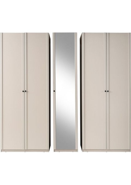 Mony Beige 5 Kapılı Gardırop fiyatları