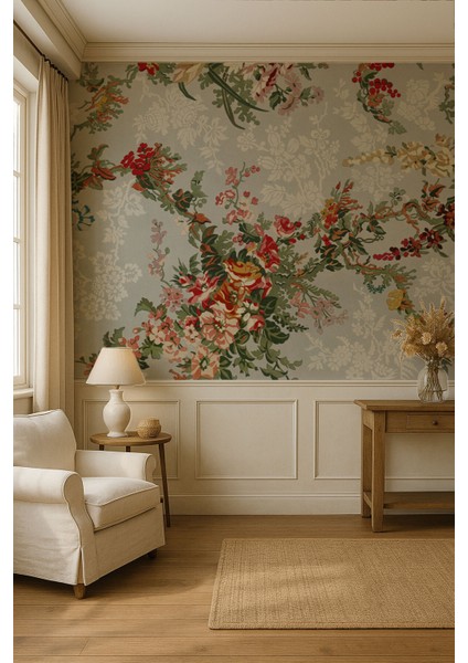 Klasik Çiçekli Damask Kendinden Yapışkanlı Duvar Kağıdı ARK-FL02 fiyatları