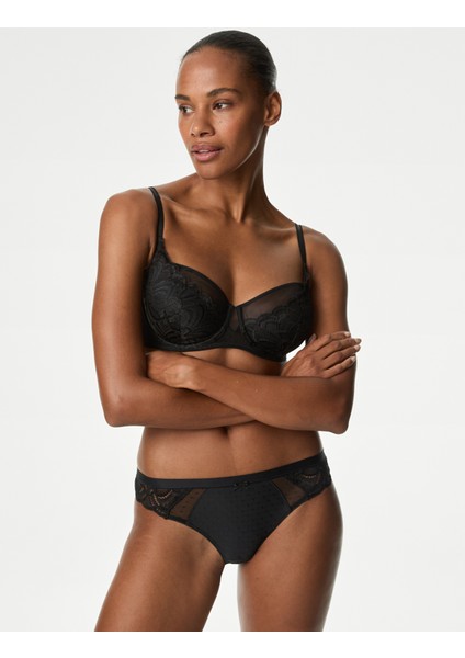 3'lü Amelia Dantelli Bikini Külot Seti modelleri