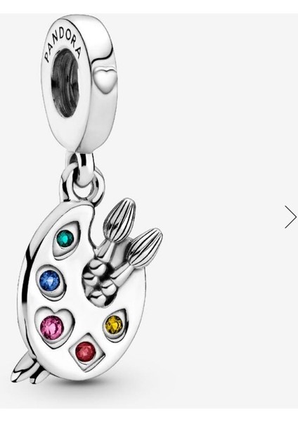 S925 Ressam Paleti Sallantılı Charm fiyatları