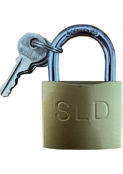 Solid SLD-0025 25 mm Sarı Asma Kilit