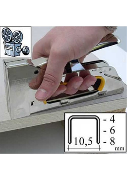 Profesyonel Çelik Mobilya Çakma El Zımba Tabancası 13/ 4-6-8 mm indirimleri