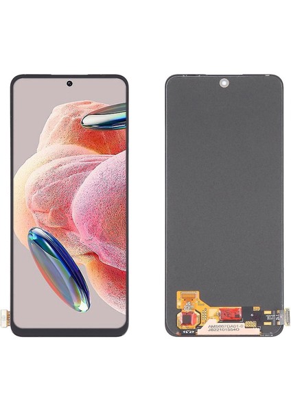 Xiaomi Uyumlu Redmi Note 12 LCD Ekran Dokunmatik Siyah Çıtasız OLED