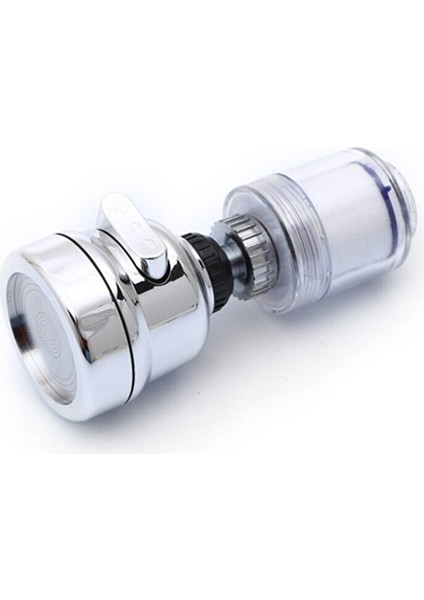 Filtreli Krom 3 Fonksiyonlu Oynar Musluk Başlığı 360 Derece Dönebilen fırsatları