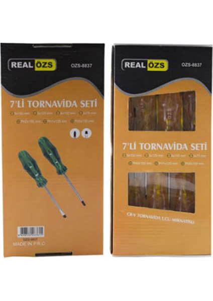 Mıknatıs Uçlu 7 Li Tornavida Seti fırsatları