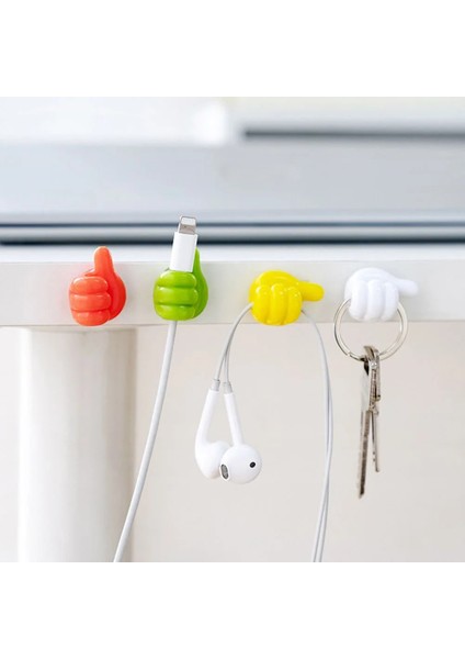 10 Adet Renkli Ok Işareti Kablo Sabitleyici Klipsler Kablo Düzenleyici Tutucu Yapışkanlı Askı modelleri