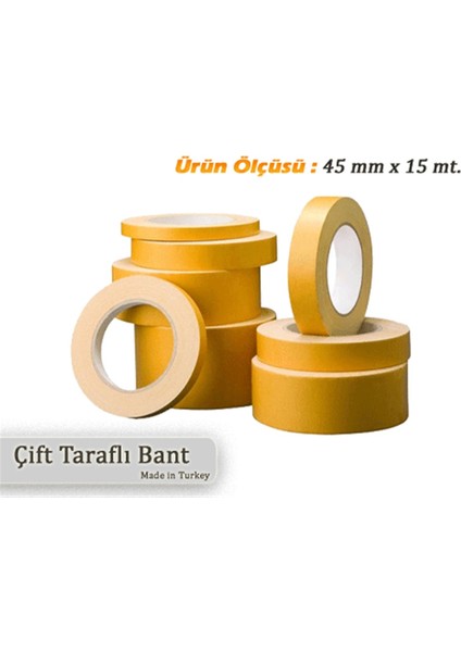 Çift Taraflı Bant 48 mm x 20 Mt.