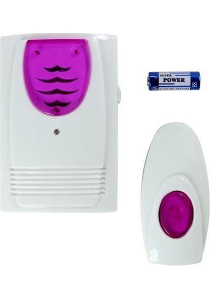 Melodili Pilli Kablosuz Kapı Zili 100 Metre fiyatları