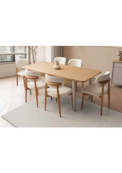 Mona Beige Yemek Odası Takımı fiyatları