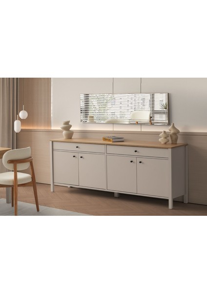 Mona Beige Yemek Odası Takımı modelleri