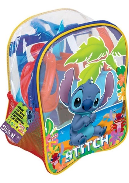 04063 Stitch Resimli Sırt Çantası Plaj Seti fiyatları