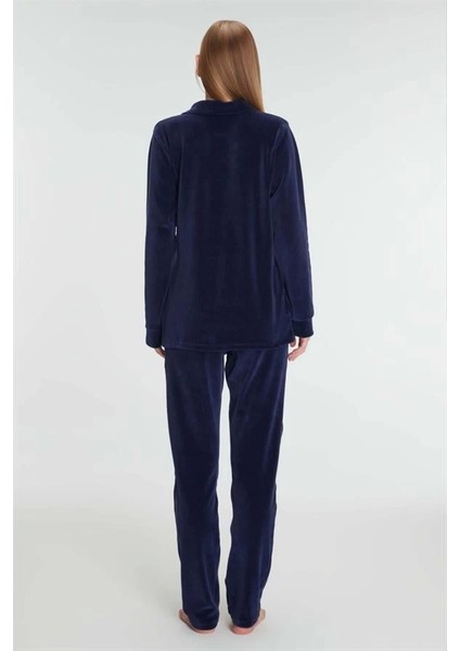 Pamuklu Fermuarlı Sweatshirt Pantolon Pijama Takımı modelleri