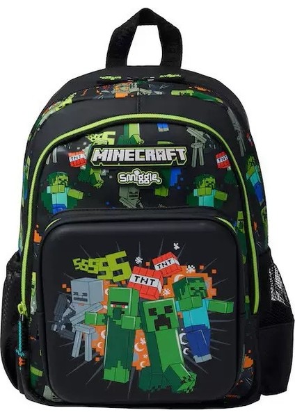 Minecraft Orta Boy Öğrenci Okul Sırt Çantası (Yurt Dışından)