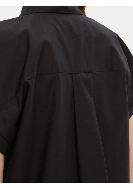 Th WW0WW45897 Poplın Sleeveless Relaxed Kadın Gömlek indirimleri