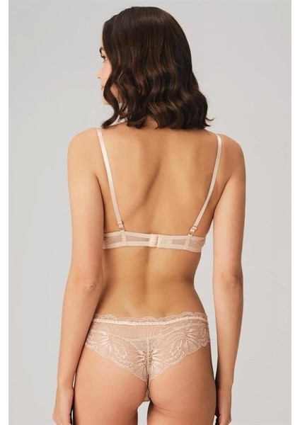Balenli Destekli Dolgulu Yaka Detaylı Taşlı Dantelli Sütyen ve String Takım fiyatları