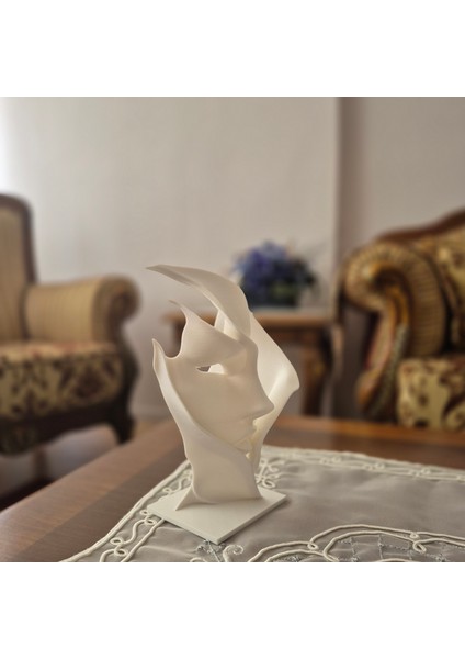 Modern Sanatsal Dekoratif Yüz Heykeli – Minimalist Ev ve Ofis Süsü fiyatları