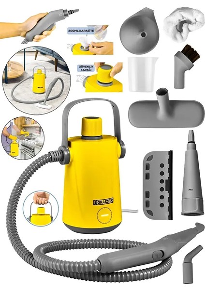 Alman Easyfix Series Profesyonel Buharlı Temizleyici Buharlı Temizlik Makinesi fiyatları