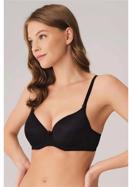 secret Balenli Destekli Dolgulu Askıları Çıkabilen Günlük Klasik T-Shirt Sütyeni