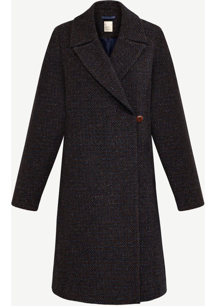 Geniş Ceket Yaka Uzun Kol Palto indirimleri