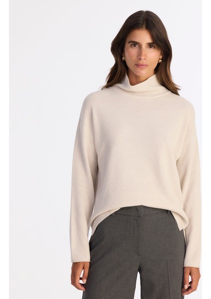 Geniş Balıkçı Yaka Uzun Kol Kazak fiyatları