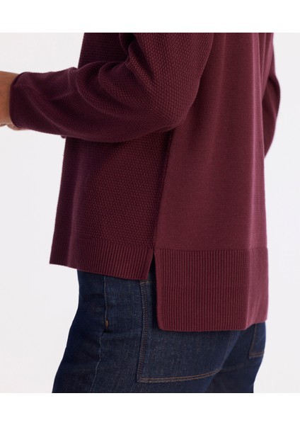 Geniş Balıkçı Yaka Uzun Kol Kazak fırsatları