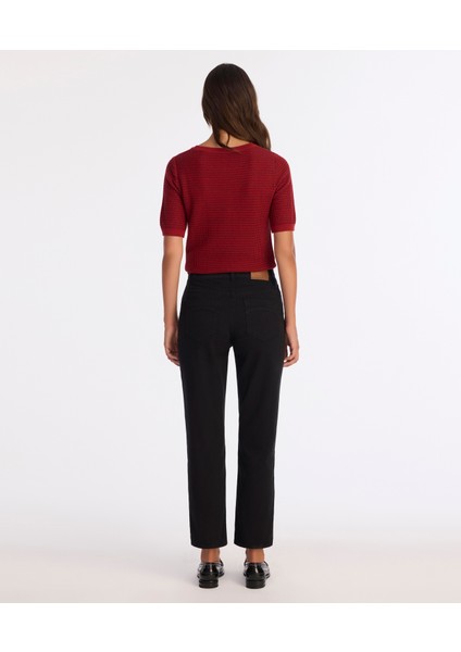 Düz Yüksek Bel Pantolon fırsatları