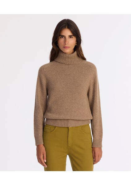 Regular Balıkçı Yaka Uzun Kol Kazak