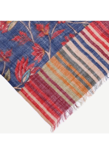 Çiçek Desenli Yün Şal fiyatları