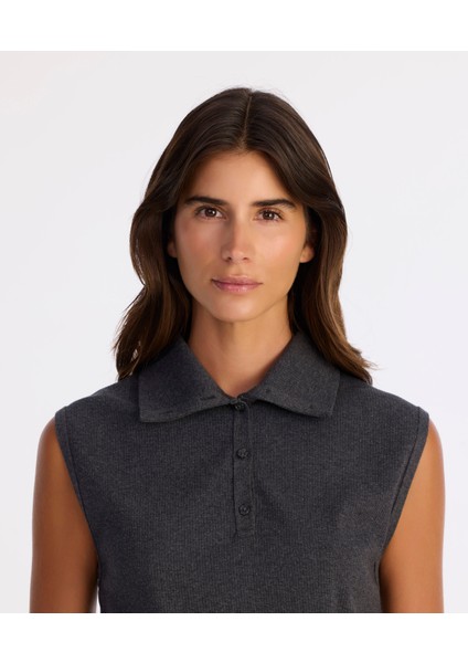 Regular Yarım Balıkçı Yaka Kolsuz Kazak modelleri