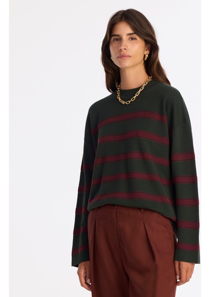 Regular Bisiklet Yaka Uzun Kol Kazak fiyatları