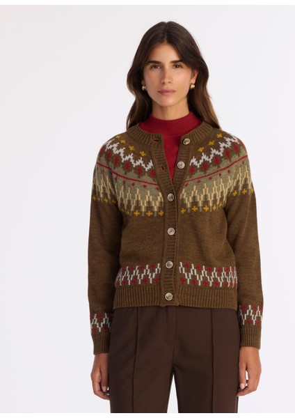 Bisiklet Yaka Uzun Kollu Hırka fiyatları