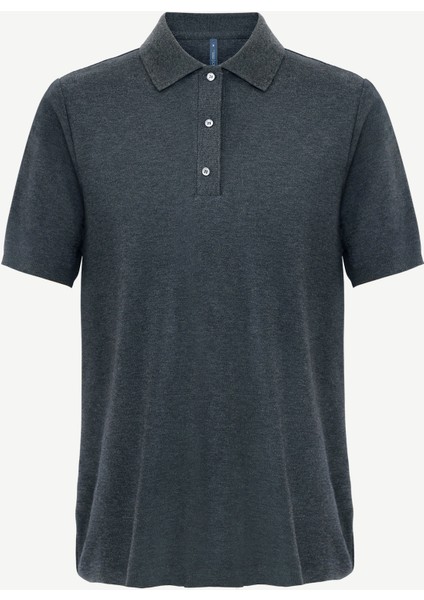 Regular Gömlek Yaka Kısa Kol Kazak