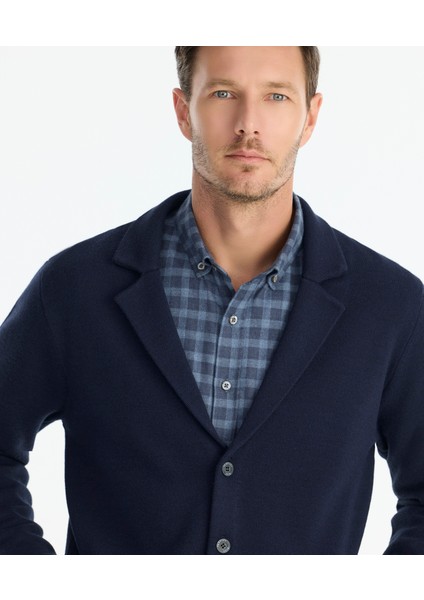 Regular Ceket Yaka Uzun Kol Hırka modelleri