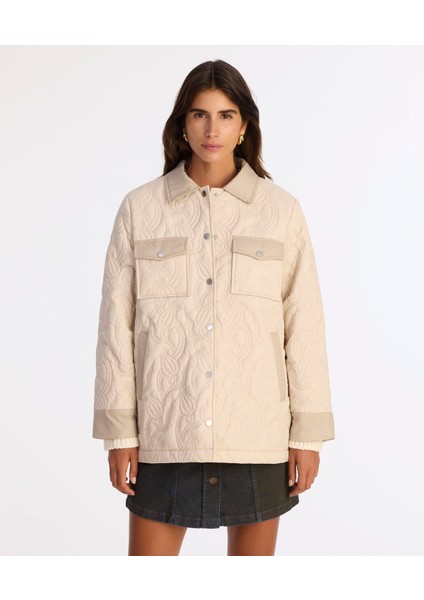 Regular Gömlek Yaka Uzun Kol Mont