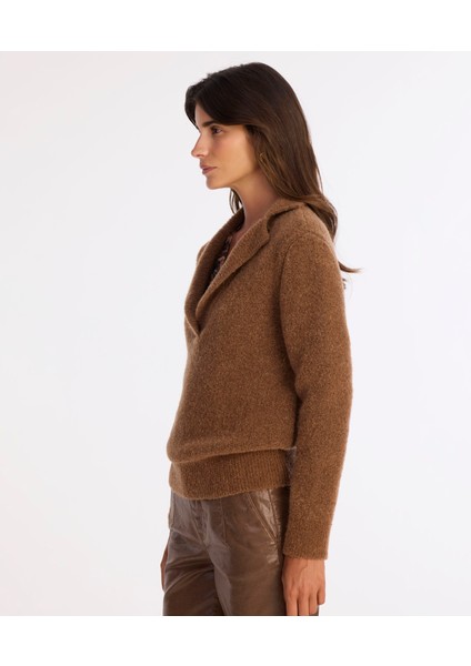 Regular V Yaka Uzun Kol Kazak fiyatları