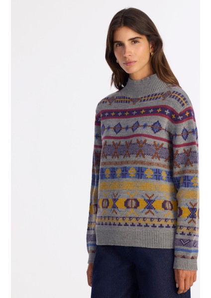 Regular Balıkçı Yaka Uzun Kol Kazak fiyatları