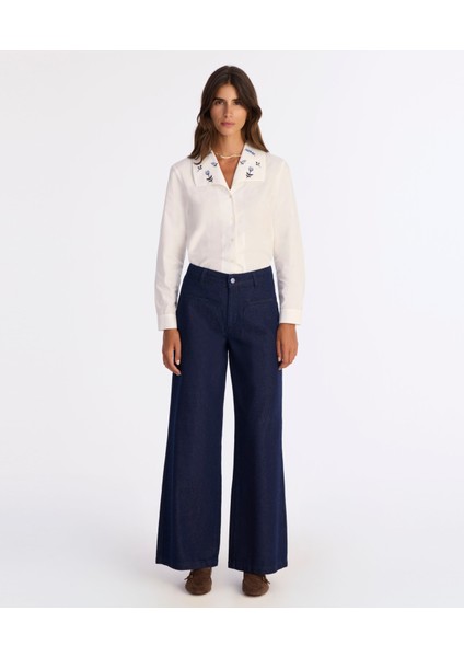 Wide Leg Yüksek Bel Pantolon