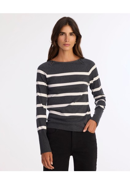 Regular Kayık Yaka Uzun Kol Kazak fiyatları