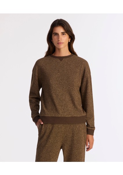 Regular Bisiklet Yaka Uzun Kol Sweatshirt fiyatları