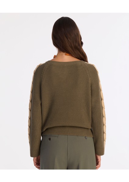 Regular Bisiklet Yaka Uzun Kol Kazak fırsatları