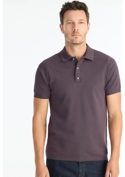 Regular Gömlek Yaka Kısa Kol Kazak