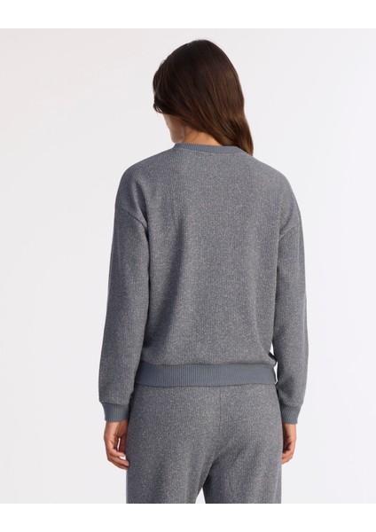 Regular Bisiklet Yaka Uzun Kol Sweatshirt fırsatları