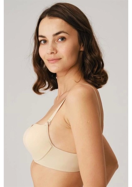 secret Balenli Desteksiz Dolgusuz Askıları Çıkabilen Günlük Klasik T-Shirt Sütyeni modelleri