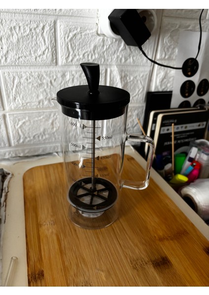 Cam French Press 3ü Birarada Isıya Dayanıklı modelleri