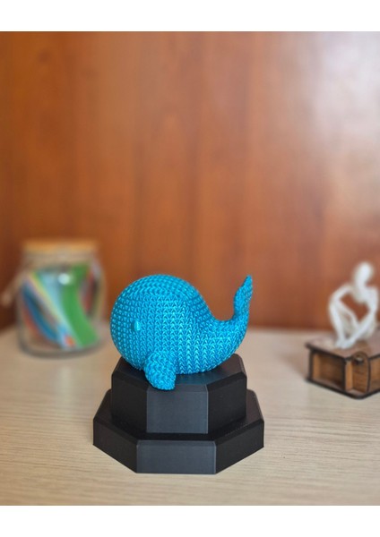 Sevimli Balina Biblo – Sevimli Dekoratif Obje, 3D Baskı Modern Tasarım, Çocuk Odası ve Masa Üstü fiyatları