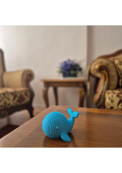 Sevimli Balina Biblo – Sevimli Dekoratif Obje, 3D Baskı Modern Tasarım, Çocuk Odası ve Masa Üstü indirimleri