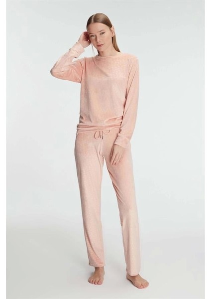 Uzun Kol Sweatshirt ve Pantolon Takım Pijama Takımı